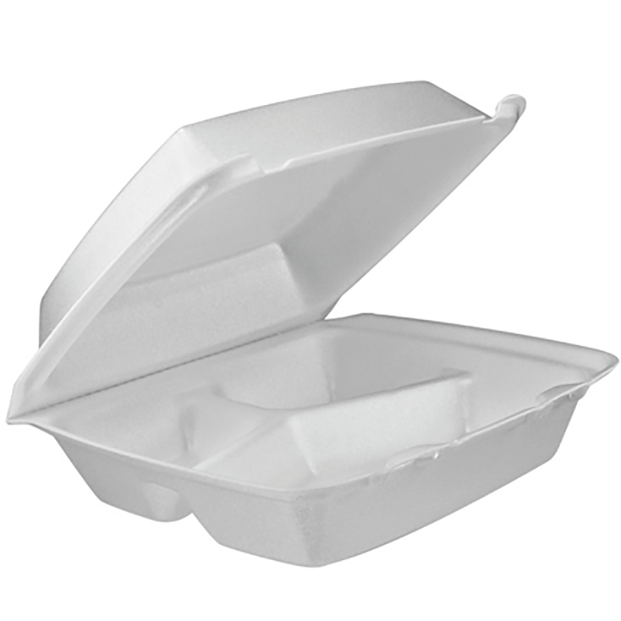 Dart Foam Hinged Containers Medium Case of 200 product image