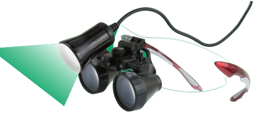 Magnifying Regular Loupe Red Frame 3.0 X 13" to 16" product image