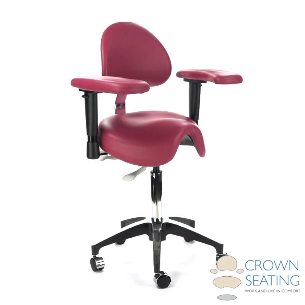 Colorado Cradle Stool with Back and Arms product image