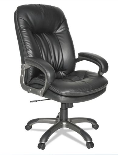 OIF Black Executive High-Back Swivel/Tilt Leather Chair product image