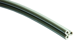 Syringe Tubing 3 Hole Straight Gray Roll of 100ft product image