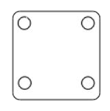 Diaphragm 1.0 x 1.0 x .013 Pack of 6 product image