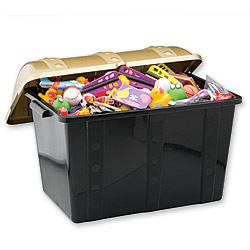 plastic treasure chest box