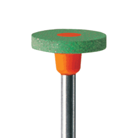 #9749-110 Green/Orange Polisher Small Wheel RA Pack of 2 image