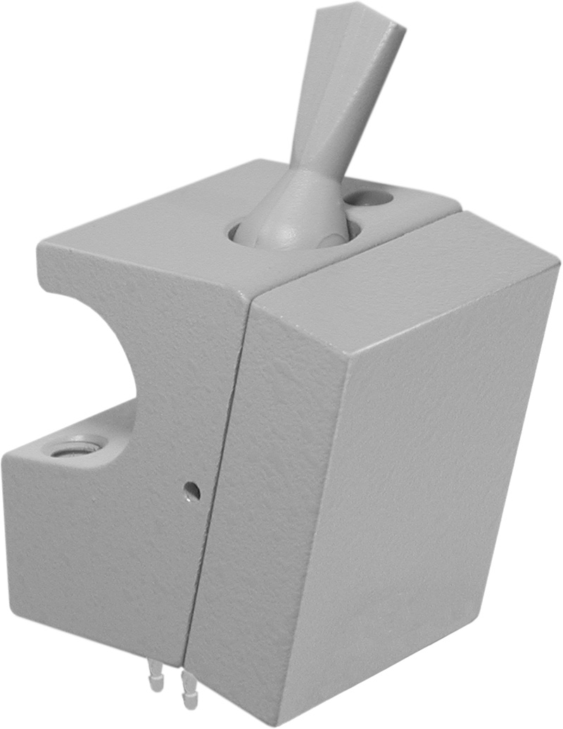 On-Off Toggle Valve Holder Bar Mounted Grey product image