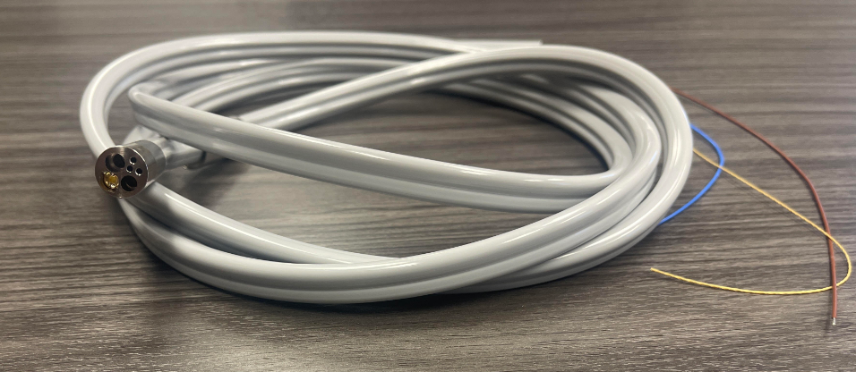 ISO C 5 Pin Fiber Optic Handpiece Tubing only with Light Bulb product image