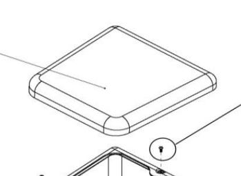 Junction Box Cover 1407 Unit Light Grey product image