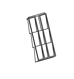 Wear Pad Sliding Wedge Molded product image