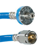 Nitrous Oxide Ohio Male Quick Connect X DISS Nut 3ft product image