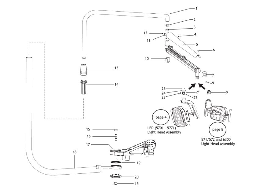 Surf Cap Light Arm product image