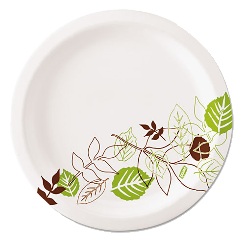 Dixie® Pathways Soak-Proof Shield Mediumweight Paper Plates 6-7/8" Carton of 1000 product image