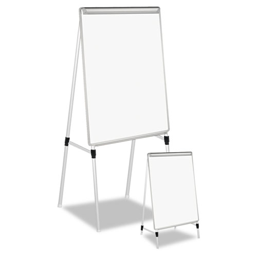 Universal® Adjustable White Board Easel 29" x 41" White/Silver product image