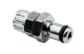 Male 1/4" CPC Type Panel Mount Q.D. without Shut-off product image