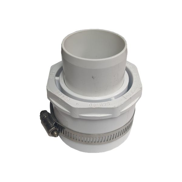 Pipe Adaptor With Clamp 1.5"-3" product image