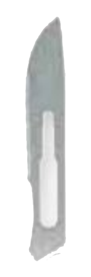 Stainless-Steel Surgeon Blades, Sterile, # 10, 100/Pk, 4-310 image