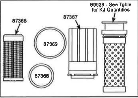 AS50 Preventative Maintenance Dryer Membrane Kit product image