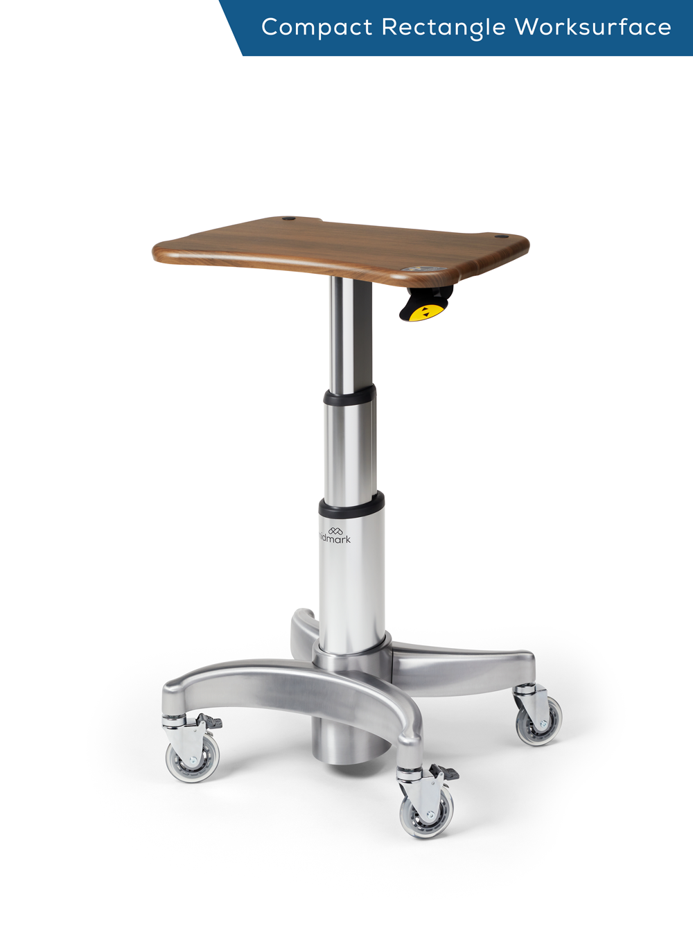 Midmark® 6215 Compact Rectangular Workstation Pebble Grey product image