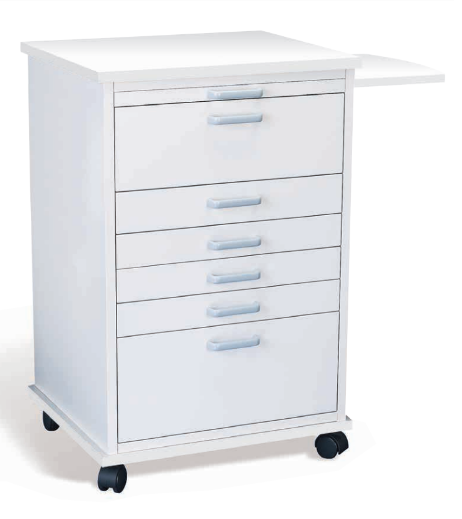 White Assistant’s North Carolina Mobile Right Pull Out Shelf product image
