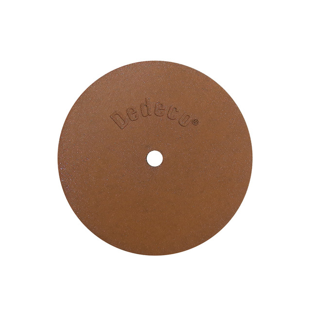 Rubberized Abrasive Wheel 3" x 1/2" x 1/4" - Brown X/C A/O product image