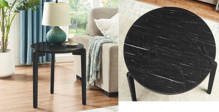 Modern and Stylish 24" Round Small End Table product image