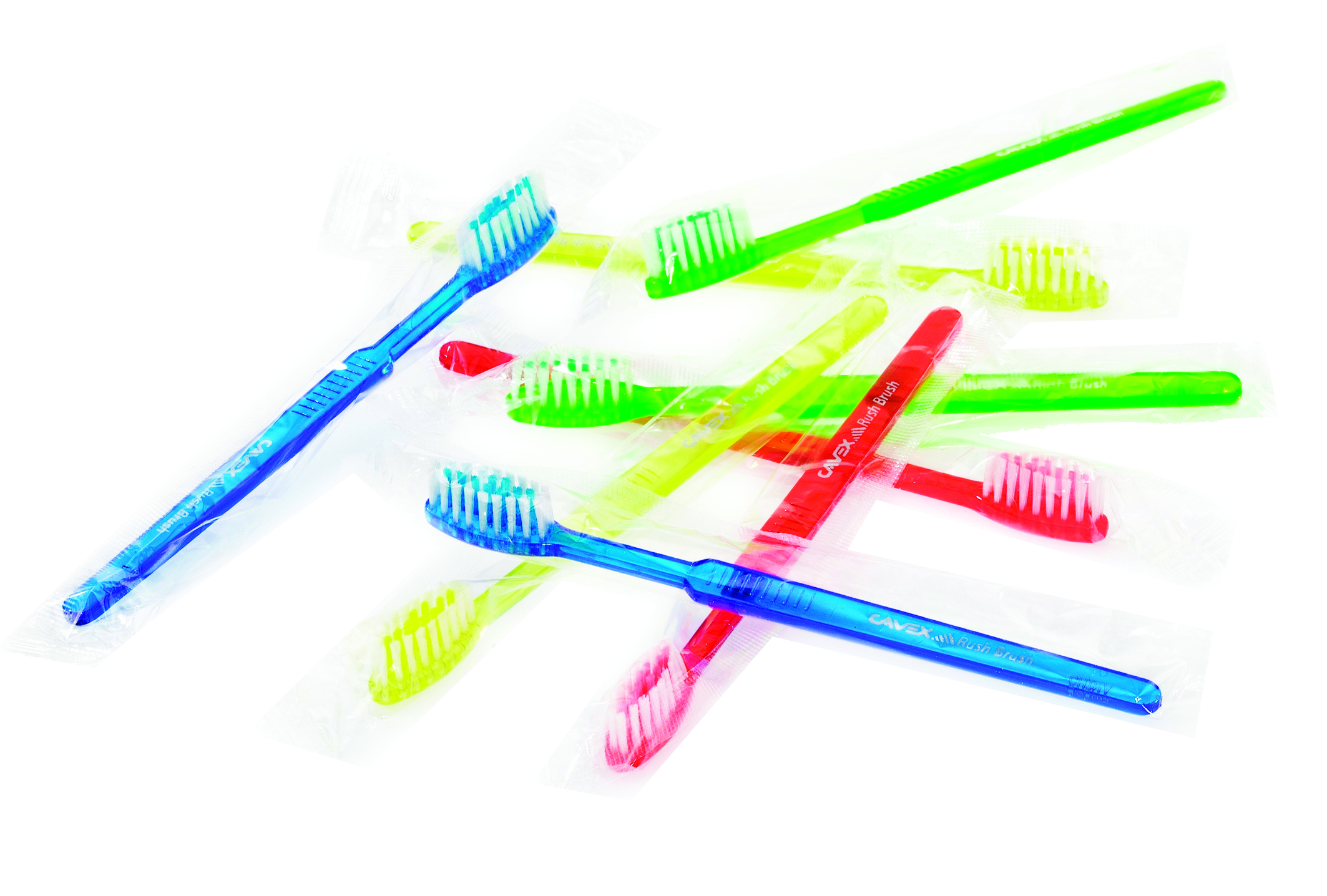 Cavex Rush Brush: Set Cepillos Dientes Desechables c/ gel