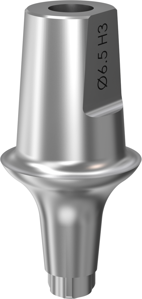 Kontact Non scalloped Straight Standard Abutment Ø6.5mm H 03mm image