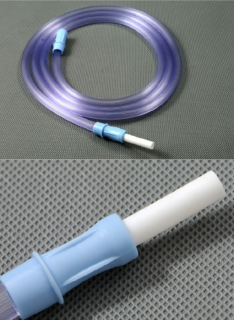Suction Connector Tubing AMSure® 6 Foot Length 0.25 Inch ID Sterile Tube to Tube Connector Clear NonConductive PVC Case of 50 product image