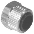Poly Nut With Plastic Sleeve 1/4 Pack of 5 product image