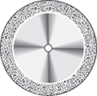 NTI Interflex Diamond Disc, HP, Double-Sided, # 943, 10 mm, Medium, Gray, 1/Pk, D943-100 product image