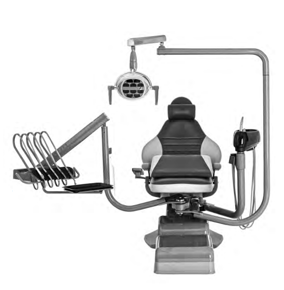 Pivot Chair Mount Doctor's Unit with Euro Control Head product image