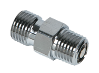 Pressure Activated Check Valve Male 1/4 NPT X Male DISS product image