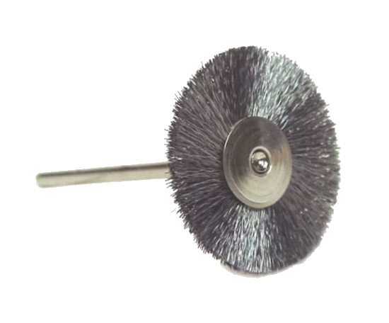 1" Mounted Wire Brush Steel Pack of 12 thumbnail 2