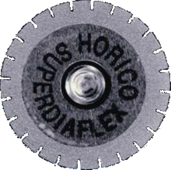 Horico Diamond Disc Double Sided Handpiece 635F/190 1.9 mm Ea image