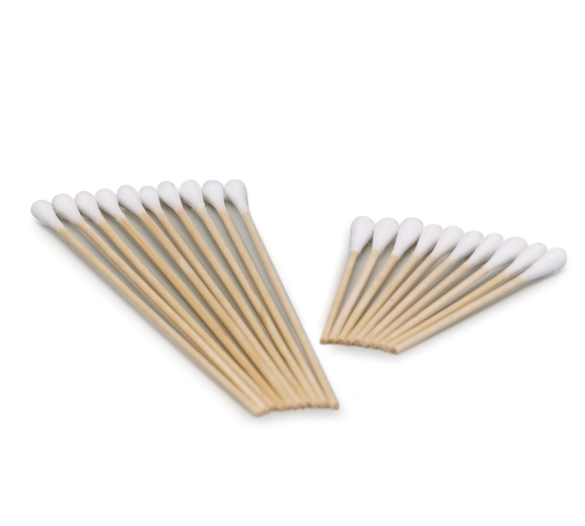 Swabstick McKesson Cotton Tip Wood Shaft 6 Inch Sterile Box of 100 ...