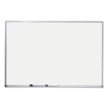 Quartet® Dry Erase Board Melamine 36" x 24" Silver Aluminum Frame - Quartet® Dry Erase Board Melamine 36" x 24" Silver Aluminum Frame - Image 1