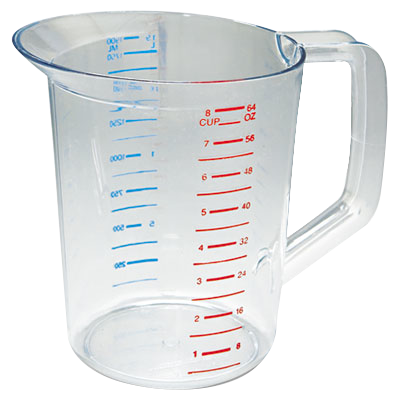 Rubbermaid® Bouncer Measuring Cup 2qt Clear product image
