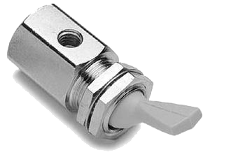 On/Off Toggle Valve 2-Way Grey product image
