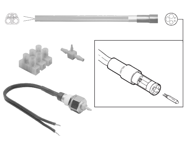 Handpiece Illumination Tubing Kit Black Straight product image