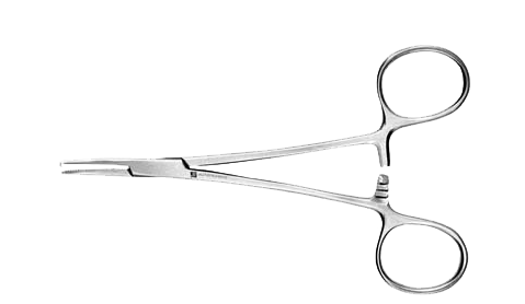 Mosquito Forceps 5" Curved with Hook product image