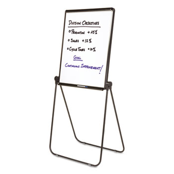 Quartet® Ultima Double-Sided Portable Dry-Erase Easel 27 x 34 White with Black Frame product image