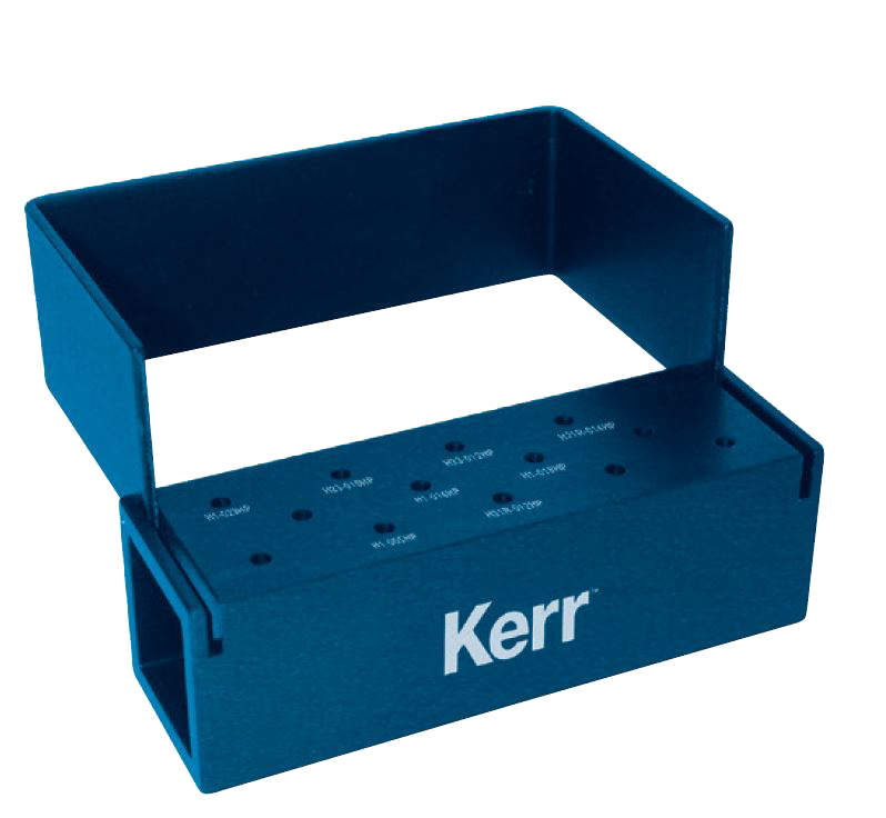 Blue Custom Bur Blocks with 14-Hole HP Burs image