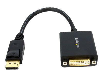 StarTech.com DisplayPort to DVI Video Adapter 6" Black product image