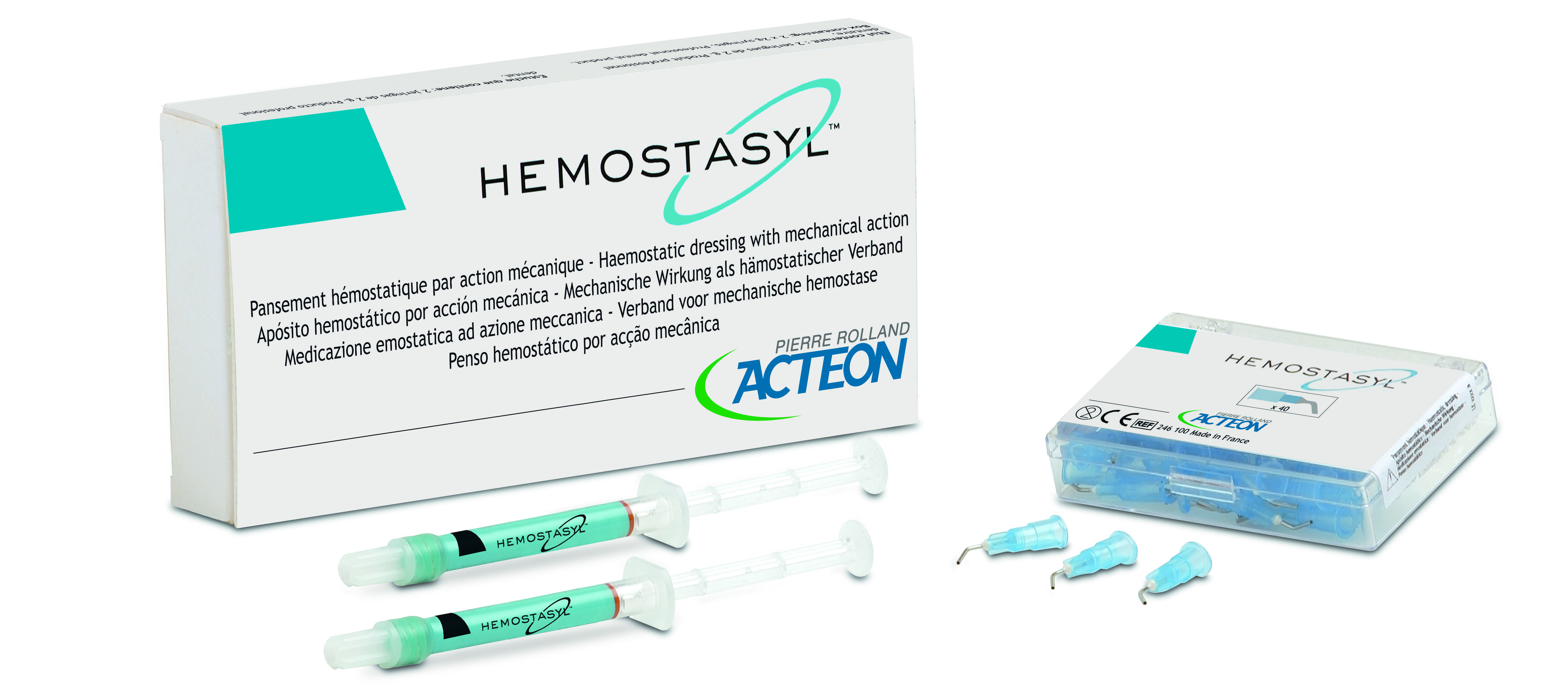 Hemostasyl Intro Kit (2 Syringes and 40 Applicator Tips) product image