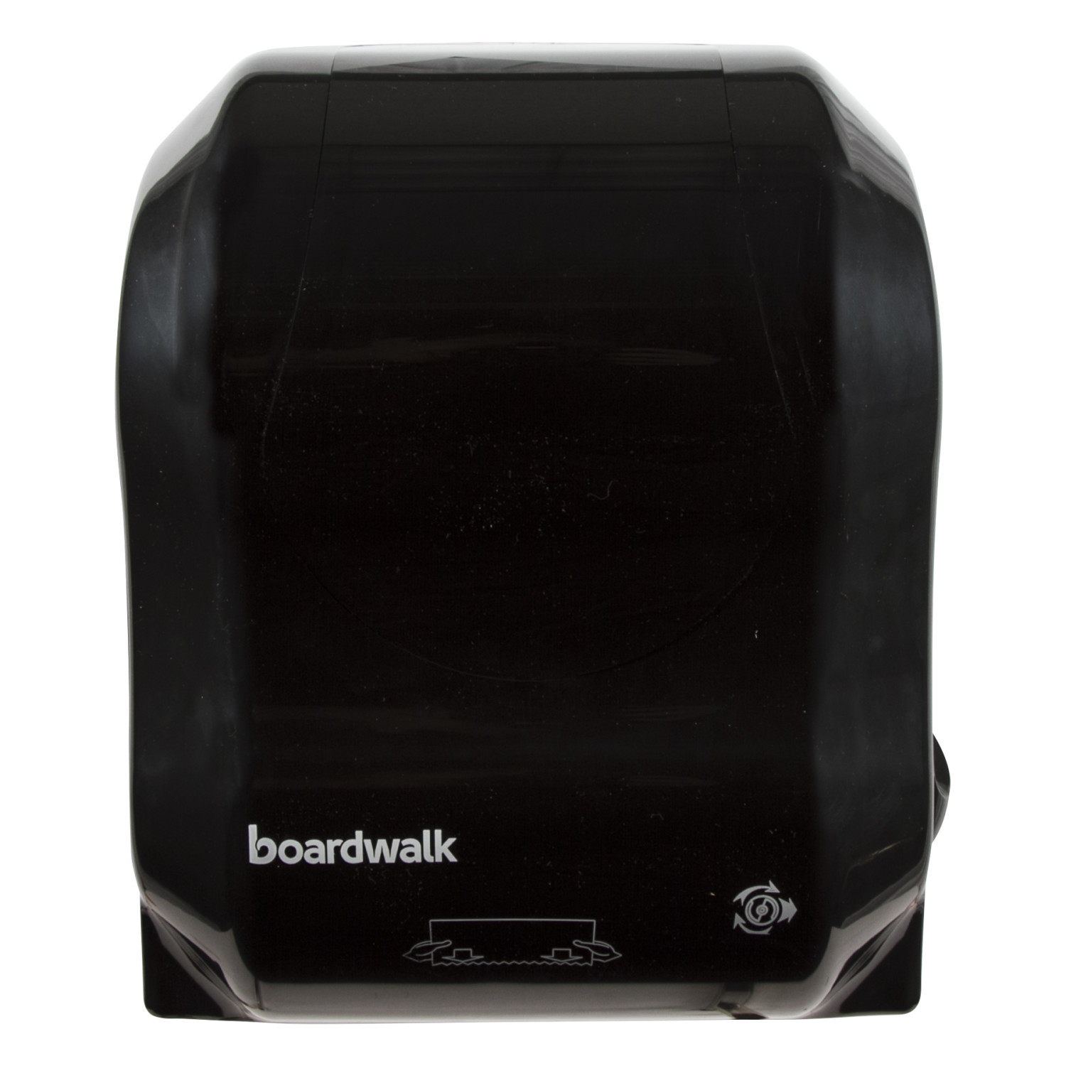 Boardwalk® Hands Free Mechanical Towel Dispenser 13-1/4" x 16 1/4" x 10-1/4" Black product image