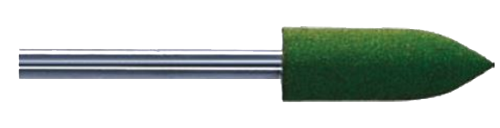 Green Mounted Rubber Polishing Point Pack of 12 product image
