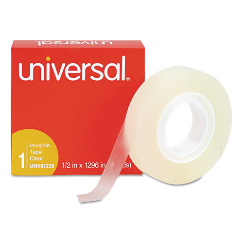 Clear Invisible Tape 1" Core 0.5" x 36 yds product image
