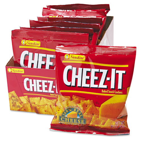 Sunshine Cheez-It Crackers 1.5oz Single-Serving Snack Pack Box of 8 product image