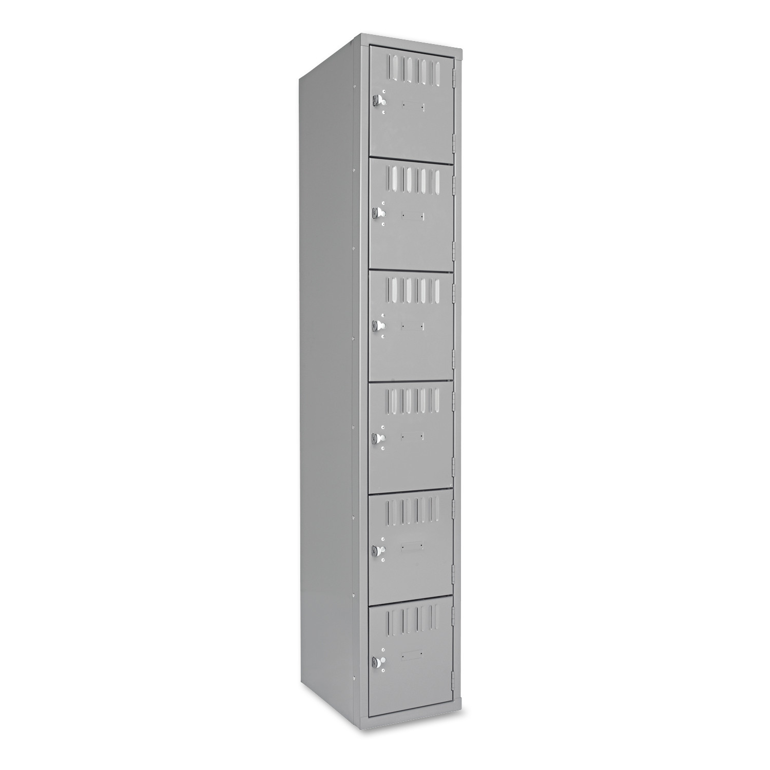 Tennsco Box Compartments Single Stack Medium Gray 12W x 18D x 72H product image