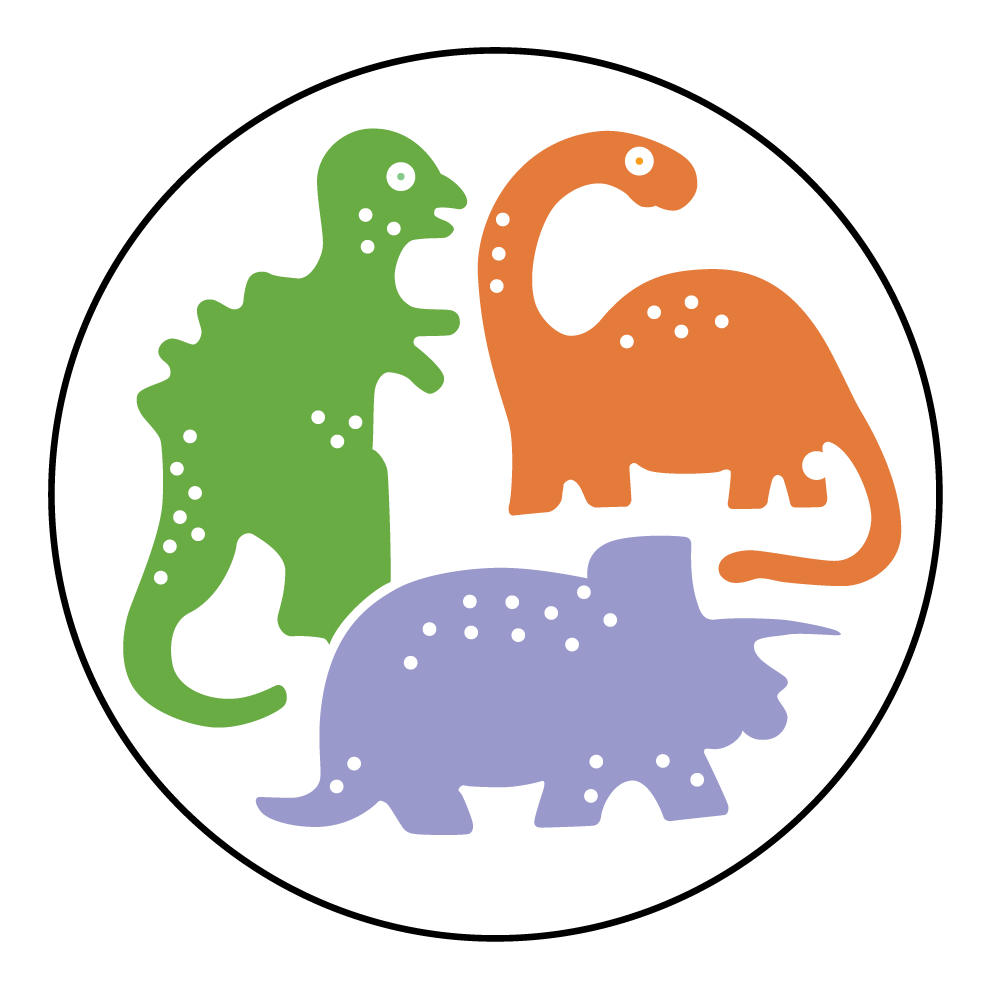 Dinasours Label Roll product image