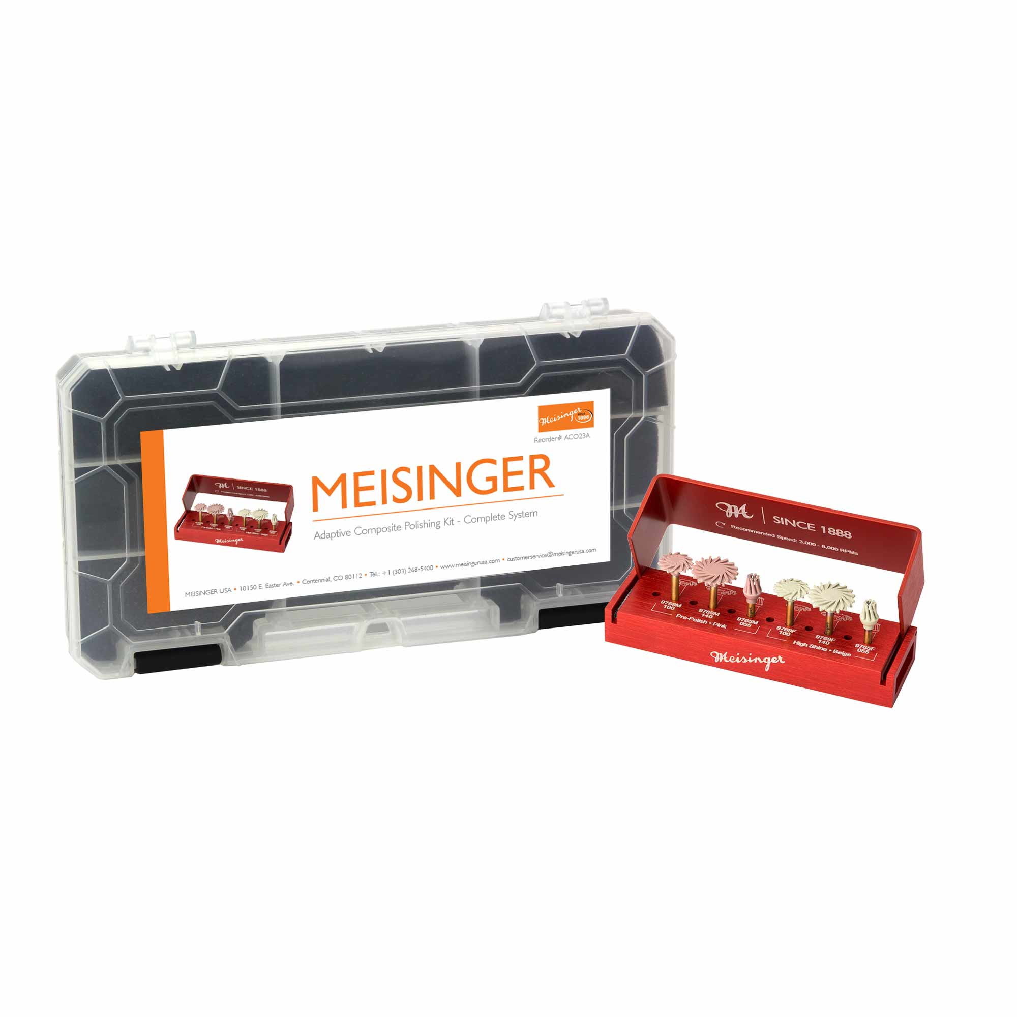 Meisinger Polish Kit Adaptive Composite Assortment Set Ea image